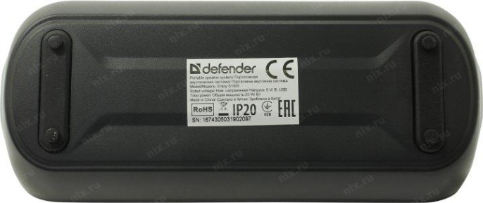 Колонка портативная Defender Enjoy S1000, 20Вт, черный [65688]