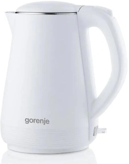 Чайник электрический Gorenje K17DWR 1.7л. 1800Вт белый корпус: пластик