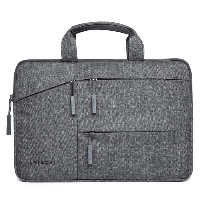 Сумка Satechi Water-Resistant Laptop Carrying Case для ноутбуков до 13"&14'' дюймов. Материал нейлон. Цвет серый. (ST-LTB13)