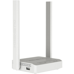 Wi-Fi роутер KEENETIC 4G, Wi-Fi 4, N300, 2.4ГГц, 3 LAN, 1xUSB, белый [kn-1213]
