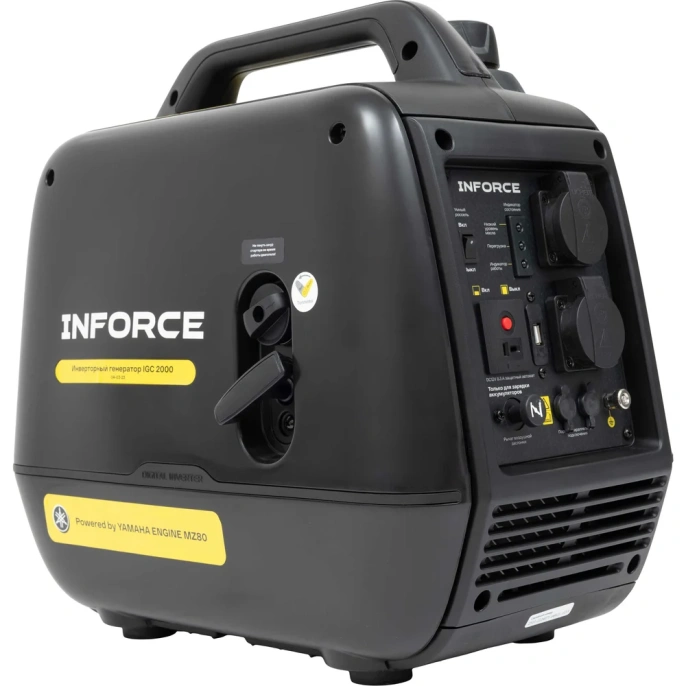 Инверторный генератор Inforce Yamaha Engine; 2 кВт; USB; тихий IGC 2000 04-03-23