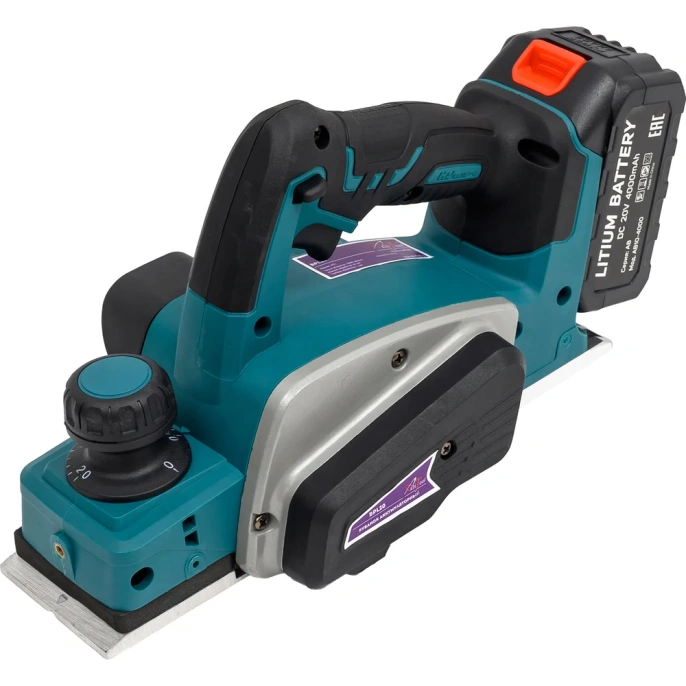 Рубанок аккумуляторный AktiTool BPL20 (20 В, 2 Li-ion аккум. 4000 mAh) 102101