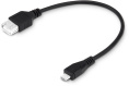 Кабель OTG Buro micro USB (m) -  USB (f),  0.2м,  черный