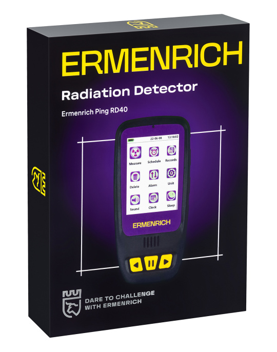 Дозиметр Ermenrich Ping RD40, фиолетовый