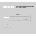 Пилки по металлу 5 шт, 55 мм для лобзика Inforce 11-01-708