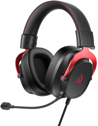 Гарнитура QCY VT200 Pro Black BH25H8GMB Tri-mode Edition 7.1 Объемный звук, трехрежимное подключение 2.4 ГГц/Bluetooth 6.0/проводное , 53-мм высококачественные динамики, сверхнизкая задержка для игр, 60 часов
