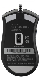 Мышь проводная Razer DeathAdder Essential, игровая, оптическая, USB, 6400dpi, черный [rz01-03850100-r3c1]