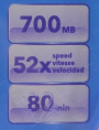 Диск CD-R Verbatim 700Mb 52x Cake Box 25шт 43352