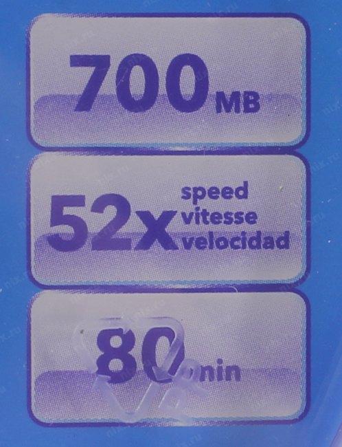 Диск CD-R Verbatim 700Mb 52x Cake Box 25шт 43352