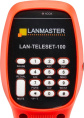 Трубка телефонная Lanmaster (LAN-TELESET-100) для тестирования красный