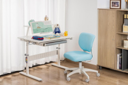 Кресло детское Cactus CS-CHR-3594BL, ткань, до 75кг, голубой