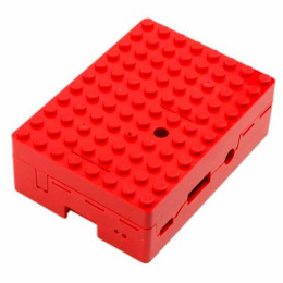 Корпус ACD RA183 Red ABS Plastic Building Block case for Raspberry Pi 3 B CBPIBLOX-RED 494309
