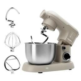 Кухонный комбайн RAGEX R105-110 5 в 1, 4 литра, 10 скоростей, 1500 Вт, бежевый