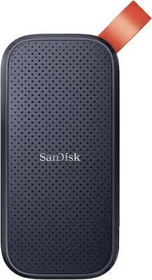 Накопитель SSD Sandisk USB-C 1Tb SDSSDE30-1T00-G25 Portable 1.8" черный