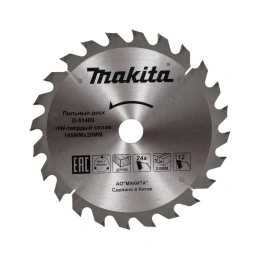 Диск пильный по дереву 165x20x1.2 мм, 24T Makita D-51409