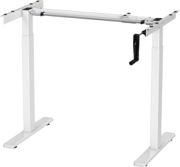 Подстолье Cactus CS-MDF-WT механический каркас белый 133x72x60см