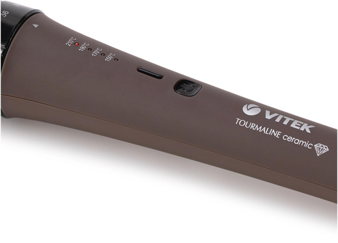 Щипцы для завивки Vitek VT-2521,  коричневый