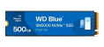 SSD накопитель WD Blue SN5000 500ГБ, M.2 2280, PCIe 4.0 x4, NVMe, M.2 [wds500g4b0e]
