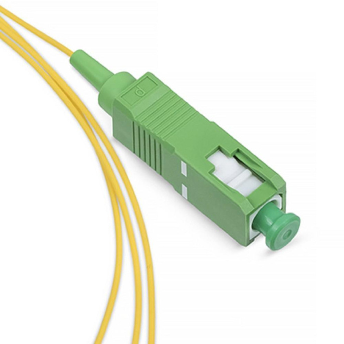 Пигтейл оптический SC APC 9/125 Cabeus PT-SC/APC-9-1,5m 1,5 метра желтый