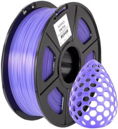 Пластик Cactus CS-3D-PETG-1KG-T-PURPLE PETG/ 1.75мм/ 1кг/ 316м/ фиолетовый прозрачный