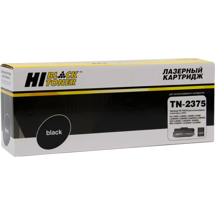 Картридж Hi-Black TN-2375/TN-2335 для Brother HL-L2300/2305/2320/2340/2360 TN-2335 HB-TN-2375