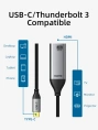 Кабель-адаптер CABLETIME CP10B (CT-C160-PU31-CMHDFn1-S0.2) 0.2 м, USB Type-C - HDMI, 4K/60 Гц, коаксиальный, нейлоновый