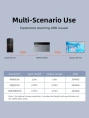 Переключатель CABLETIME CP36G (CT-HSP4K2-AG) 2-в-1, HDMI 2.1, 4K60Hz, космический серый
