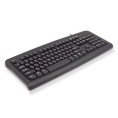 Клавиатура Lime K-0494 RLSK USB Standart Black 104 keyboard with RUS/LAT keys and Special scroll key, Rus red /Lat white ,LOGO: LIME logo color: white , brown box, cable: 1.5 m {20}