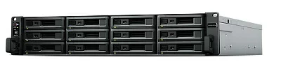 Система хранения данных Synology RS3621RPxs (Rack2U) 6C2,2Ghz/8Gb(64)/RAID0,1,10,5,6/up to12HP HDDs SATA(3,5'or2,5')up to 36 with 2xRX1217(RP)/2xUSB/4xGE/2xPCIe/iSCSI/2xIPcam(up to 75)/2xRPS/no rail/5YW repl RS3617RPxs