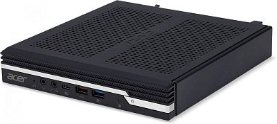 Неттоп Acer Veriton N4680GT P G6405 (4.1) 4Gb SSD128Gb UHDG 610 Windows 10 Professional GbitEth WiFi BT 90W клавиатура мышь черный