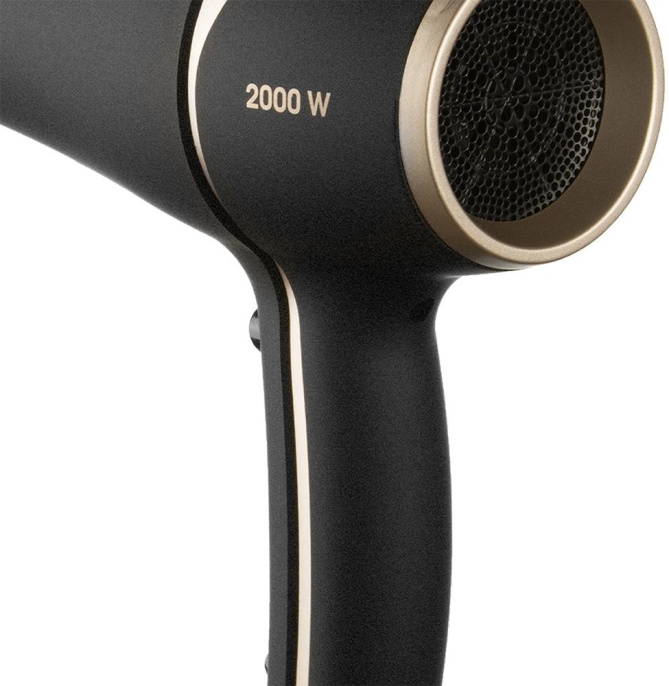REDMOND RF-536 Фен, черный/бежевый