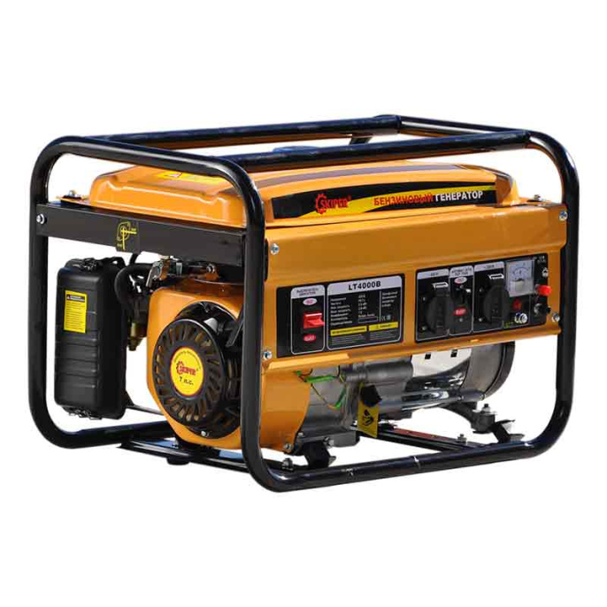 Электростанция SKIPER LT4000B 2.8кВт, 2х230В/16А/2.5кВт, 12В, бак 15.0л (SLT4000B.00)