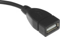 Кабель USB f -mini USB m 0.2м черный (28240523)