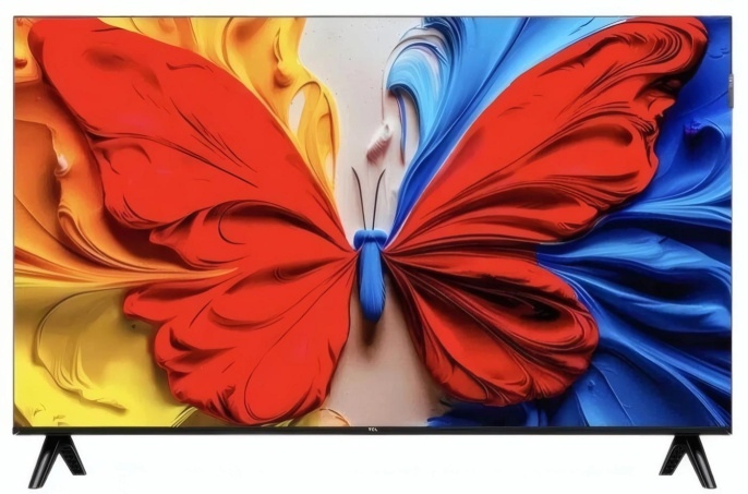 40" Телевизор TCL 40S5K QLED, FULL HD, СМАРТ ТВ, Google TV, черный