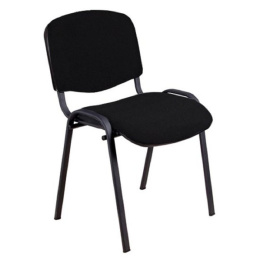 Стул для посетителей ИЗО, каркас черный / ткань C11 Черный, шт 7047127