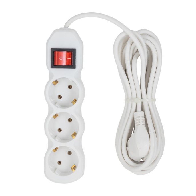 Сетевой фильтр СТАРТ С/УД-Ф S 3x5-ZV, белый, серия BASIC