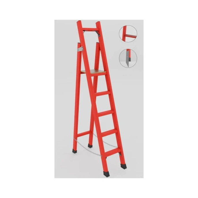 Диэлектрическая стремянка с симметричной опорой Оникс Технологии ССС-2,5 h=2500 мм, h рабочей площадки=1600 мм 8060L-ONIKS