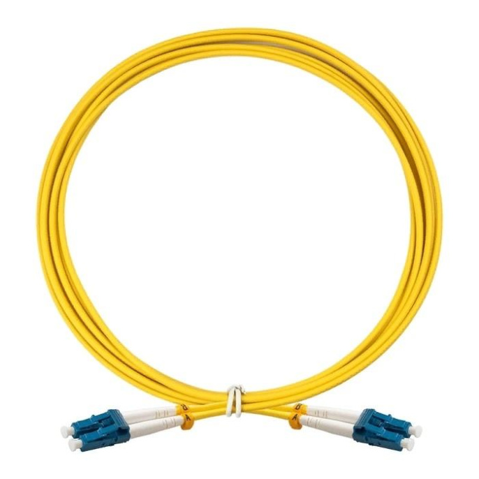 Патч-корд волоконно-оптический ExeGate FC-D-9-LC-LC-2M-LSZH Шнур ВО SM 9/125 OS2/G.652.D , LC/UPC-LC/UPC, Duplex, LSZH, 2м EX295131RUS