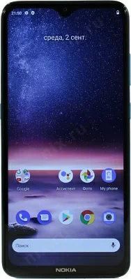 Смартфон Nokia NOKIA 5.3 DS TA-1234 3/64 CYAN, 6.55'' 1600x720, 1.8GHz, 8 Core, 3GB RAM, 64GB, up to 512GB flash, 13 МП + 2 МП + 5 МП + 2 МП/8Mpix, 2 Sim, 2G, 3G, LTE, BT v5.0, Wi-Fi, NFC, GPS, Beidou, Glonass, Type-C, 4000mAh, Android 10, 164,3 мм x 76.6