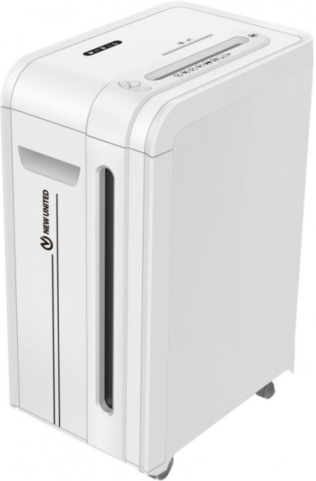 Уничтожитель бумаг New United Etalon ET-25C Force,  P-4,  3.9х38 мм, 22 лист. одновременно, 34л