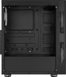 Корпус ATX Aerocool Python-G-BK-v1, Midi-Tower, без БП,  черный