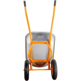 Строительная двухколесная тачка Gigant 110л, 200 кг, пневматические колеса GX-02