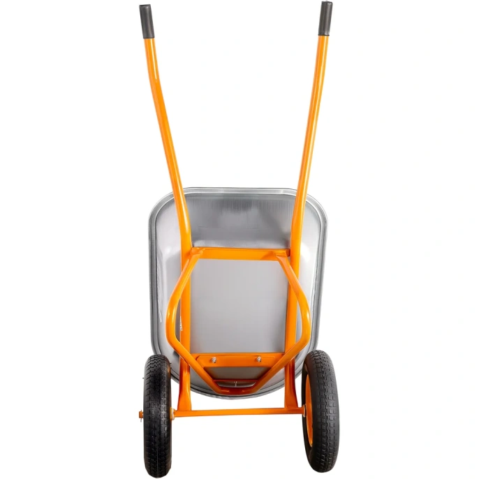 Строительная двухколесная тачка Gigant 110л, 200 кг, пневматические колеса GX-02