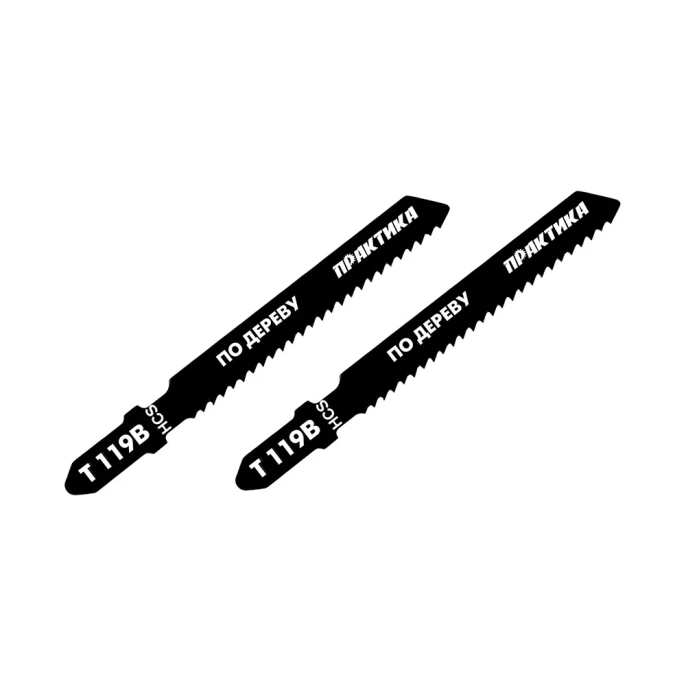 Пилка 2 шт; T119B для лобзиков ПРАКТИКА 034-588