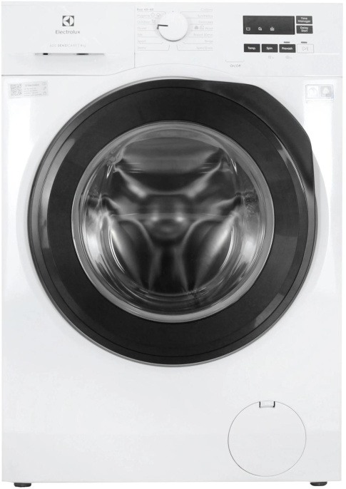 Стиральная машина Electrolux EW6F1492E, с фронтальной загрузкой, 9кг, 1400об/мин, с паром, инверторная,  с английской панелью управления