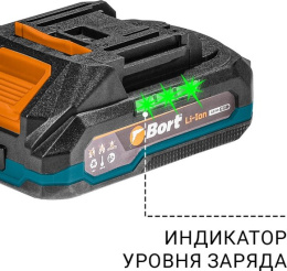 Дрель-шуруповерт аккумуляторная BORT BAB-21S 2x2Ач+ЗУ 93414912