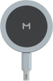 Беспроводное зарядное устройство Magssory Coin Серебристый WCH015 15Вт, Quick Charger, Power delivery, с магниным кабелем, совместимо с Magsafe