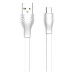 LDNIO LS552/ USB кабель Micro/ 2m/ 2.1A/ медь: 86 жил/ Плоский/ White