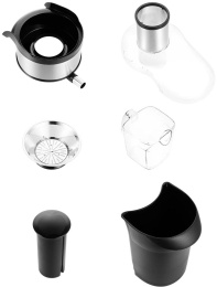 Соковыжималка центробежная Kitfort КТ-1112 1100Вт черный