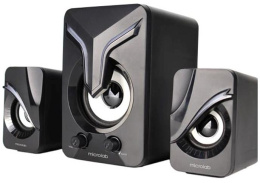 Колонки MICROLAB U270 Phenix черный {5 Вт + 3 Вт x2, Гармонические искажения: 0,5% 1 Вт 1 кГц , Частотная характеристика: 20 Гц - 20 кГц, Чувствительность: 1000 мВ, Соотношение сигнал/шум: 85 дБ, Раздел}